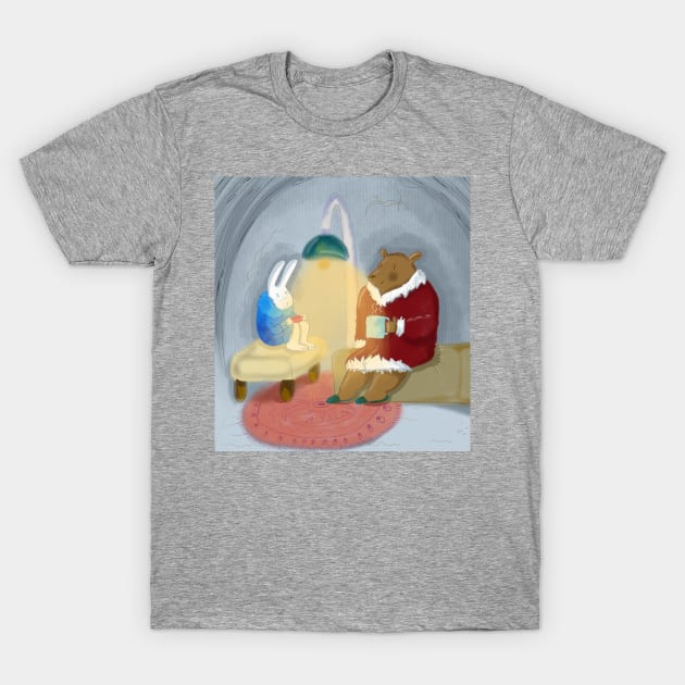 Afternoon tea 🫖🐇🧸 T-Shirt by Mooseberry1